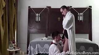 Holy Priest's Holy Flannel Inside Teen Straight Dear boy