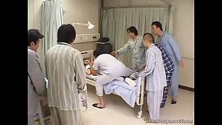 Creampied asian nurse fucks will not hear of patients